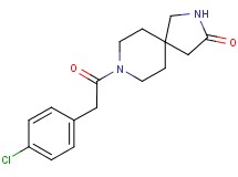 8-[(4-chlorophenyl)acetyl]-2,8-diazaspiro[4.5]decan-3-one