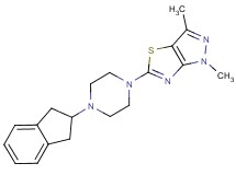 5-[4-(2,3-dihydro-1H-inden-2-yl)piperazin-1-yl]-1,3-dimethyl-1H-pyrazolo[3,4-d][1,3]thiazole
