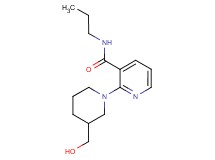 2-[3-(hydroxymethyl)-1-piperidinyl]-N-propylnicotinamide