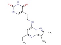 5-{2-[(5-ethyl-2,3-dimethylpyrazolo[1,5-a]pyrimidin-7-yl)amino]ethyl}pyrimidine-2,4(1H,3H)-dione