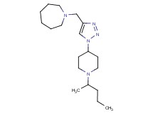 1-({1-[1-(1-methylbutyl)piperidin-4-yl]-1H-1,2,3-triazol-4-yl}methyl)azepane