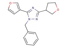 1-benzyl-5-(3-furyl)-3-(tetrahydrofuran-3-yl)-1H-1,2,4-triazole