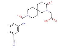 (9-{[(3-cyanophenyl)amino]carbonyl}-3-oxo-2,9-diazaspiro[5.5]undec-2-yl)acetic acid