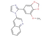 3-[2-(7-methoxy-1,3-benzodioxol-5-yl)-1H-imidazol-1-yl]quinoline