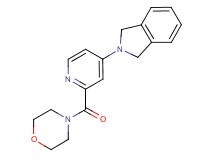 2-[2-(4-morpholinylcarbonyl)-4-pyridinyl]isoindoline