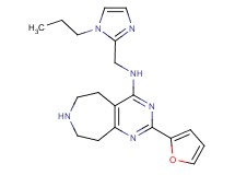 2-(2-furyl)-N-[(1-propyl-1H-imidazol-2-yl)methyl]-6,7,8,9-tetrahydro-5H-pyrimido[4,5-d]azepin-4-amine