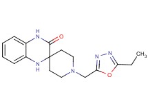 1-[(5-ethyl-1,3,4-oxadiazol-2-yl)methyl]-1',4'-dihydro-3'H-spiro[piperidine-4,2'-quinoxalin]-3'-one