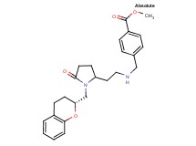 methyl 4-{[(2-{1-[(2R)-3,4-dihydro-2H-chromen-2-ylmethyl]-5-oxo-2-pyrrolidinyl}ethyl)amino]methyl}benzoate