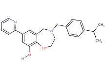 4-(4-isopropylbenzyl)-7-(2-pyridinyl)-2,3,4,5-tetrahydro-1,4-benzoxazepin-9-ol