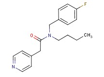 N-butyl-N-(4-fluorobenzyl)-2-pyridin-4-ylacetamide