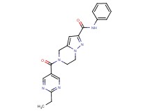 5-[(2-ethylpyrimidin-5-yl)carbonyl]-N-phenyl-4,5,6,7-tetrahydropyrazolo[1,5-a]pyrazine-2-carboxamide