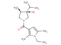 (3R*,4R*)-1-[(1-ethyl-2,5-dimethyl-1H-pyrrol-3-yl)carbonyl]-3-isopropyl-4-methyl-3-pyrrolidinol