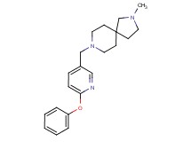 2-methyl-8-[(6-phenoxypyridin-3-yl)methyl]-2,8-diazaspiro[4.5]decane