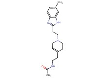 N-(2-{1-[2-(6-methyl-1H-benzimidazol-2-yl)ethyl]-1,2,3,6-tetrahydropyridin-4-yl}ethyl)acetamide