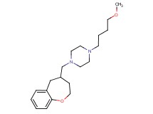 1-(4-methoxybutyl)-4-(2,3,4,5-tetrahydro-1-benzoxepin-4-ylmethyl)piperazine