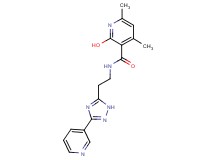 2-hydroxy-4,6-dimethyl-N-{2-[3-(3-pyridinyl)-1H-1,2,4-triazol-5-yl]ethyl}nicotinamide