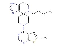 5-butyl-1'-(6-methylthieno[2,3-d]pyrimidin-4-yl)-1,5,6,7-tetrahydrospiro[imidazo[4,5-c]pyridine-4,4'-piperidine]