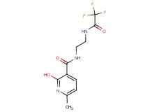 2-hydroxy-6-methyl-N-{2-[(trifluoroacetyl)amino]ethyl}nicotinamide