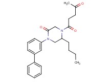 1-(3-biphenylyl)-5-butyl-4-(4-oxopentanoyl)-2-piperazinone