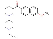 (1'-ethyl-1,4'-bipiperidin-3-yl)(6-methoxy-2-naphthyl)methanone
