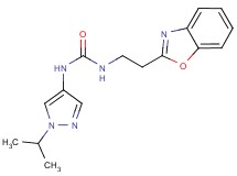 N-[2-(1,3-benzoxazol-2-yl)ethyl]-N'-(1-isopropyl-1H-pyrazol-4-yl)urea