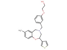 2-(3-{[7-methyl-2-(3-thienyl)-2,3-dihydro-1,4-benzoxazepin-4(5H)-yl]methyl}phenoxy)ethanol
