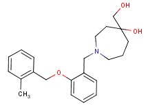 4-(hydroxymethyl)-1-{2-[(2-methylbenzyl)oxy]benzyl}azepan-4-ol