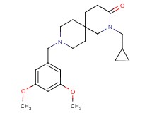 2-(cyclopropylmethyl)-9-(3,5-dimethoxybenzyl)-2,9-diazaspiro[5.5]undecan-3-one