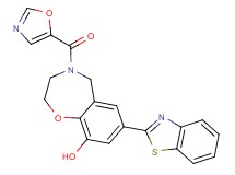 7-(1,3-benzothiazol-2-yl)-4-(1,3-oxazol-5-ylcarbonyl)-2,3,4,5-tetrahydro-1,4-benzoxazepin-9-ol
