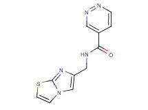N-(imidazo[2,1-b][1,3]thiazol-6-ylmethyl)-4-pyridazinecarboxamide