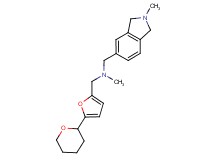 N-methyl-1-(2-methyl-2,3-dihydro-1H-isoindol-5-yl)-N-{[5-(tetrahydro-2H-pyran-2-yl)-2-furyl]methyl}methanamine