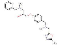 1-[benzyl(methyl)amino]-3-[4-({methyl[(5-methyl-1,3,4-oxadiazol-2-yl)methyl]amino}methyl)phenoxy]-2-propanol