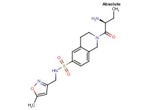 2-[(2S)-2-aminobutanoyl]-N-[(5-methylisoxazol-3-yl)methyl]-1,2,3,4-tetrahydroisoquinoline-6-sulfonamide