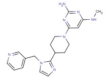 N~4~-methyl-6-{4-[1-(pyridin-3-ylmethyl)-1H-imidazol-2-yl]piperidin-1-yl}pyrimidine-2,4-diamine