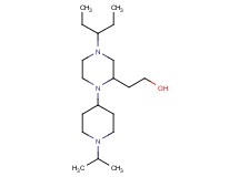 2-[4-(1-ethylpropyl)-1-(1-isopropyl-4-piperidinyl)-2-piperazinyl]ethanol