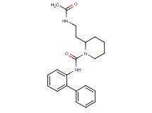 2-[2-(acetylamino)ethyl]-N-2-biphenylyl-1-piperidinecarboxamide