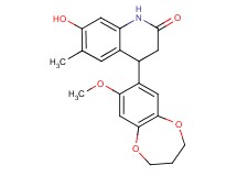 7-hydroxy-4-(8-methoxy-3,4-dihydro-2H-1,5-benzodioxepin-7-yl)-6-methyl-3,4-dihydroquinolin-2(1H)-one