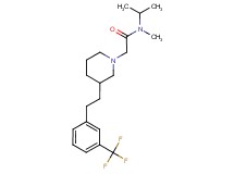N-isopropyl-N-methyl-2-(3-{2-[3-(trifluoromethyl)phenyl]ethyl}-1-piperidinyl)acetamide