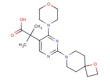2-methyl-2-[4-morpholin-4-yl-2-(1-oxa-7-azaspiro[3.5]non-7-yl)pyrimidin-5-yl]propanoic acid
