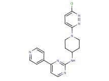 N-[1-(6-chloro-3-pyridazinyl)-4-piperidinyl]-4-(4-pyridinyl)-2-pyrimidinamine