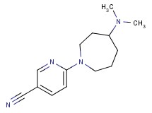 6-[4-(dimethylamino)-1-azepanyl]nicotinonitrile