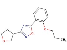 5-(2-propoxyphenyl)-3-(tetrahydrofuran-3-yl)-1,2,4-oxadiazole
