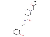 1-(2-furylmethyl)-N-[3-(2-hydroxyphenyl)propyl]piperidine-3-carboxamide