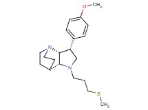 (3R*,3aR*,7aR*)-3-(4-methoxyphenyl)-1-[3-(methylthio)propyl]octahydro-4,7-ethanopyrrolo[3,2-b]pyridine