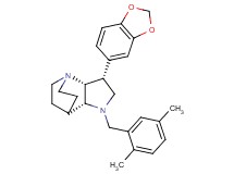 (3R*,3aR*,7aR*)-3-(1,3-benzodioxol-5-yl)-1-(2,5-dimethylbenzyl)octahydro-4,7-ethanopyrrolo[3,2-b]pyridine