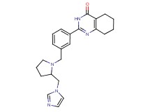 2-(3-{[2-(1H-imidazol-1-ylmethyl)pyrrolidin-1-yl]methyl}phenyl)-5,6,7,8-tetrahydroquinazolin-4(3H)-one