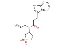 N-allyl-N-(1,1-dioxidotetrahydro-3-thienyl)-3-(1H-indol-3-yl)propanamide