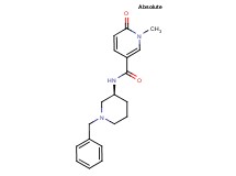 N-[(3S)-1-benzylpiperidin-3-yl]-1-methyl-6-oxo-1,6-dihydropyridine-3-carboxamide