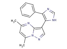 5,7-dimethyl-3-(4-phenyl-1H-imidazol-5-yl)pyrazolo[1,5-a]pyrimidine