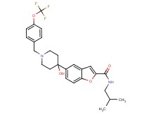 5-{4-hydroxy-1-[4-(trifluoromethoxy)benzyl]-4-piperidinyl}-N-isobutyl-1-benzofuran-2-carboxamide